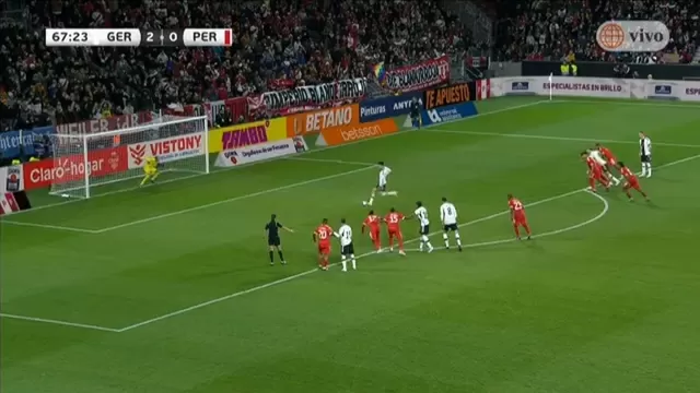Perú vs. Alemania. | Video: América Televisión