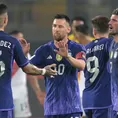 Perú vs. Argentina: Leo Messi marcó el 1-0 para los campeones del mundo