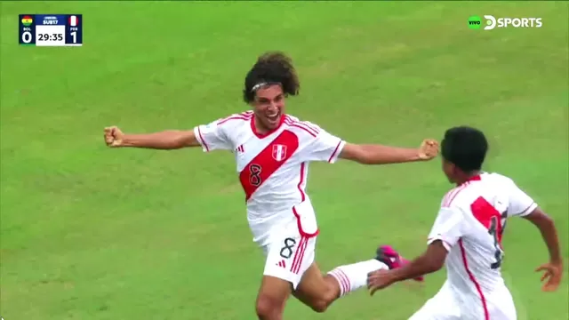 Perú vs. Bolivia: Golazo de Bassco Soyer para el 1-0 de la 'Bicolor' en el Sudamericano Sub-17