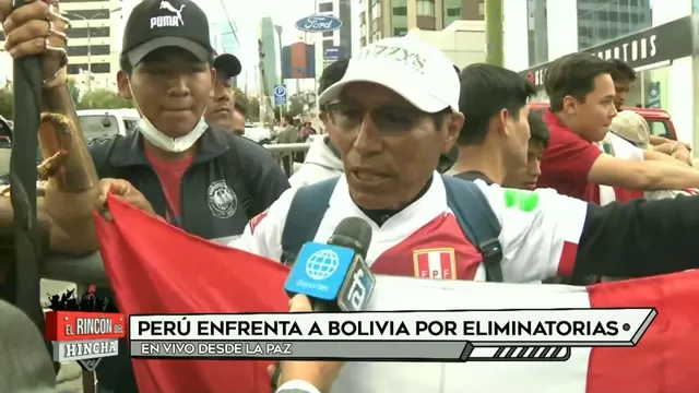 Perú vs. Bolivia: Hinchas alientan a la Bicolor en hotel de concentración en La Paz