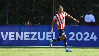 Gol de Marcelo Fernández para Paraguay ante Perú. | Foto: AFP/Video: DSports