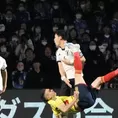 Rafael Santos Borré anotó espectacular gol de chalaca en el Japón vs. Colombia