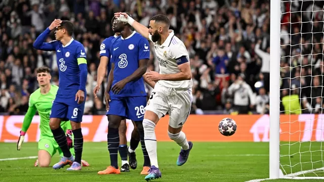 Real Madrid vs. Chelsea: Karim Benzema anotó el 1-0 en el Santiago Bernabéu
