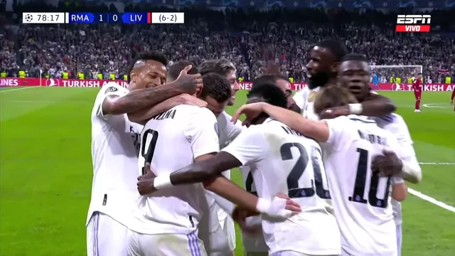 Real Madrid vs. Liverpool: Benzema colocó el 1-0 y aumentó ventaja para avanzar a cuartos de Champions
