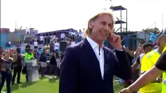 Ricardo Gareca ovacionado en la despedida de Carlos Lobatón