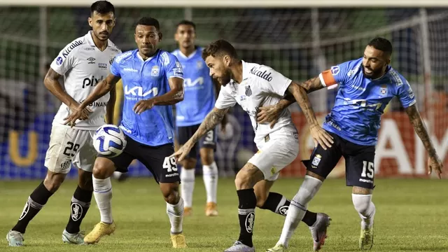 Santos vs. Blooming. | Foto: AFP/Video: ESPN