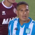 ¡Se la perdió! Paolo Guerrero pudo marcar el tercer gol en el encuentro entre Racing y Lanús