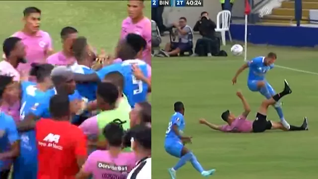 Sport Boys vs. Binacional: Tremenda bronca por terrible pisotón del colombiano Fernández