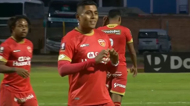 Gol de Ronal Huaccha para el 1-0 de Sport Huancayo vs. Mannucci. | Video: LIGA1MAX