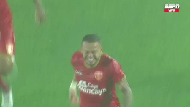 Sport Huancayo vs. Nacional: Donald Millán anotó el 1-0 con golazo de tiro libre en Asunción