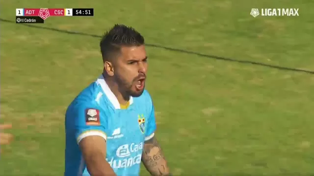 Víctor Cedrón puso el 1-1 para los locales. | Video: Liga1 MAX.