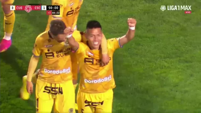 Morales anotó el 3-1 para Cusco FC.  | Video: Liga 1 MAX