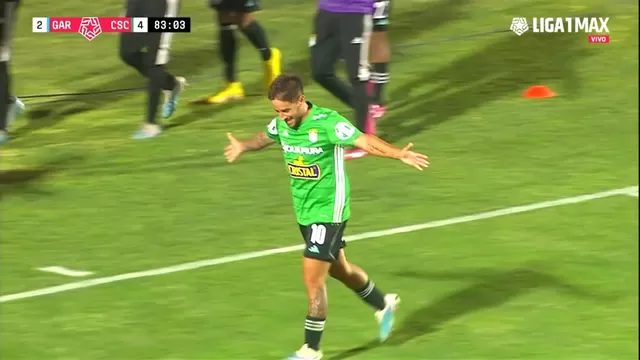 Sporting Cristal vs. Garcilaso: Hohberg marcó su &#39;hat-trick&#39; en el Cusco y el 4-2 con un golazo