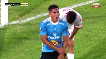 Sporting Cristal vs. Huracán: Gianfranco Chávez salvó un claro gol de la línea en el último minuto