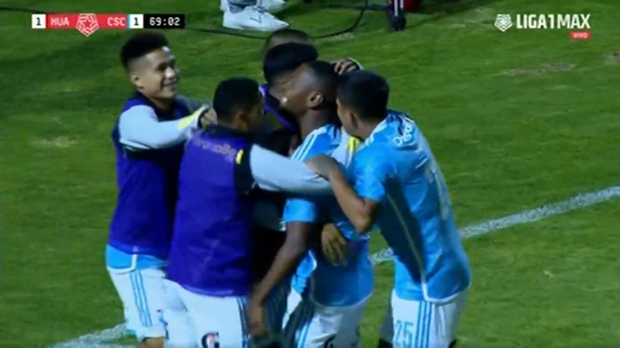 Sporting Cristal vs. Sport Huancayo: Ascues anotó el 1-1 y rompió en llanto