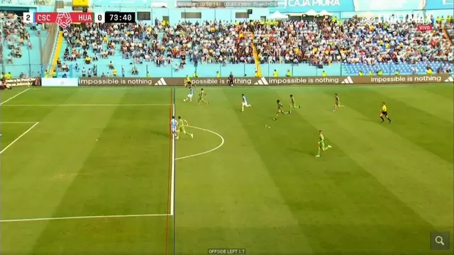 Sporting Cristal vs. Sport Huancayo: Hohberg anotó el 2-0, pero fue anulado por offside revisado en el VAR