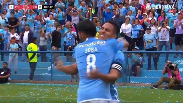 Gianfranco Chávez selló la goleada rimense en el Alberto Gallardo. | Video: Liga1 MAX