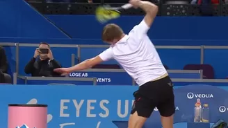 La furia del tenista kazajo Alexander Bublik / Fuente: TenisTv