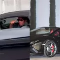 TikTok: Jefferson Farfán lució su Lamborghini, un hincha lo grabó y esto pasó