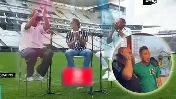 Traigan a Carrillo... El momento 'cumbia' con Farfán en pódcast