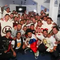 Universitario campeón de la Liga1: Las celebraciones en los vestuarios de Matute