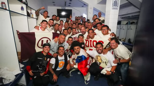 Universitario campeón de la Liga1: Las celebraciones en los vestuarios de Matute
