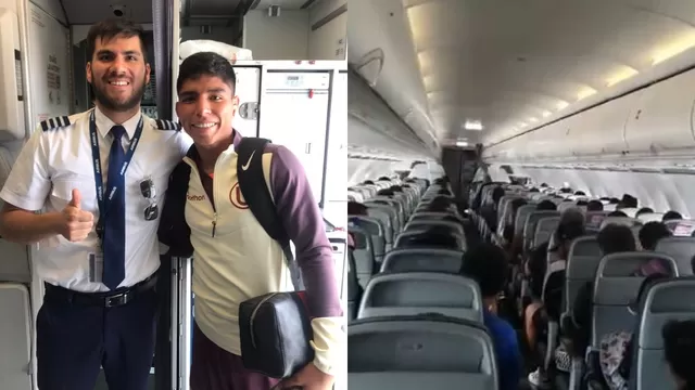 Piloto de avión sorprendió a los jugadores de Universitario en viaje Trujillo-Lima
