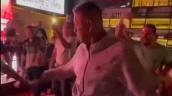 Universitario: 'Puma' Carranza celebró el título con el 'baile de la malagua'