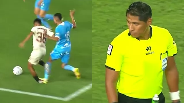 Universitario vs. ADT: Michael Espinoza no cobró penal claro pisotón contra Piero Quispe