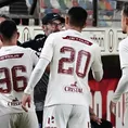 Universitario vs. Alianza Atlético: El saludo de los jugadores cremas a Compagnucci