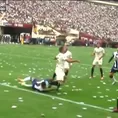 Universitario vs. Alianza Lima: Bryan Reyna recibió terrible pisotón en la cara