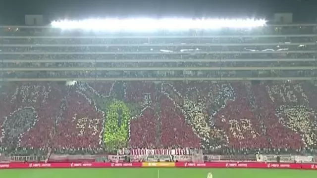 Universitario vs. Alianza Lima: Espectacular mosaico de los hinchas en el Monumental