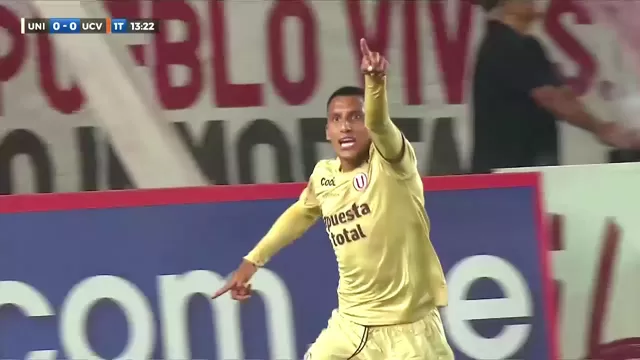 Universitario vs. César Vallejo: Alex Valera anotó el 1-0 para los cremas 