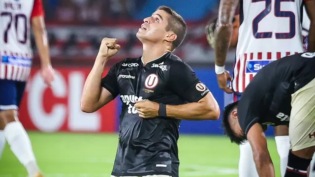 Universitario vs. Junior: Aldo Corzo marcó el 1-0 para los cremas en Barranquilla