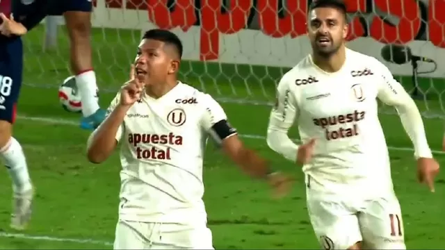 Edison Flores mandó a callar al estadio tras marcar el 1-0 para la 'U'. | Video: GOL Perú.