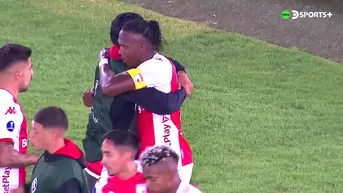 Universitario vs. Santa Fe: Hugo Rodallega marcó el 1-0 para los cafeteros