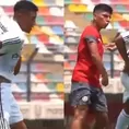 Piero Quispe recibió un codazo ante Sporting Cristal y reaccionó con un golpe