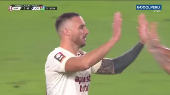 Universitario vs. Unión Comercio: Emanuel Herrera puso el 1-0 de penal para los cremas