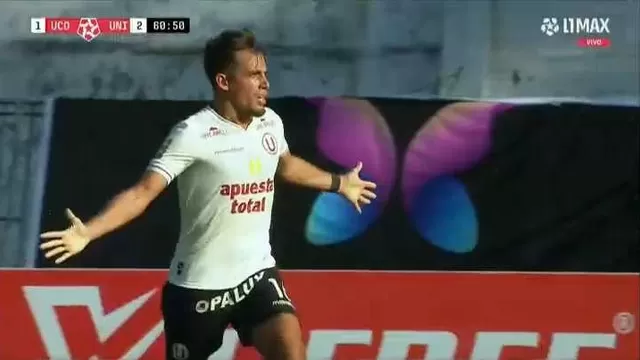 Universitario vs. Unión Comercio: Martín Pérez Guedes marcó el 2-1 con golazo de cabeza