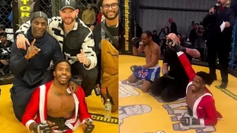 Zion Clark, luchador que nació sin piernas, debutó con triunfo en las MMA