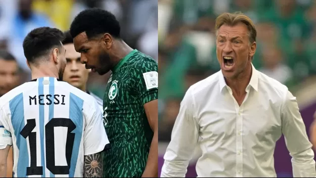 La reacción del DT de Arabia Saudita al ver que Al-Bulaihi encaró a Messi