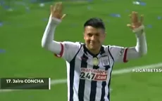 Alianza Lima vs. San Martín: Jairo Concha anotó el 4-0 para los íntimos - Noticias de carles-alena
