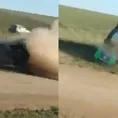 Brutal accidente en un rally en Argentina: 6 segundos dando vueltas de campana