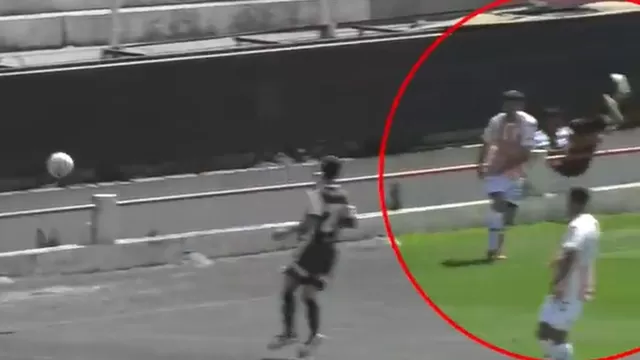 Matías Godoy terminó cayendo a la división que existe entre el campo de juego y la tribuna. | Video: Espn