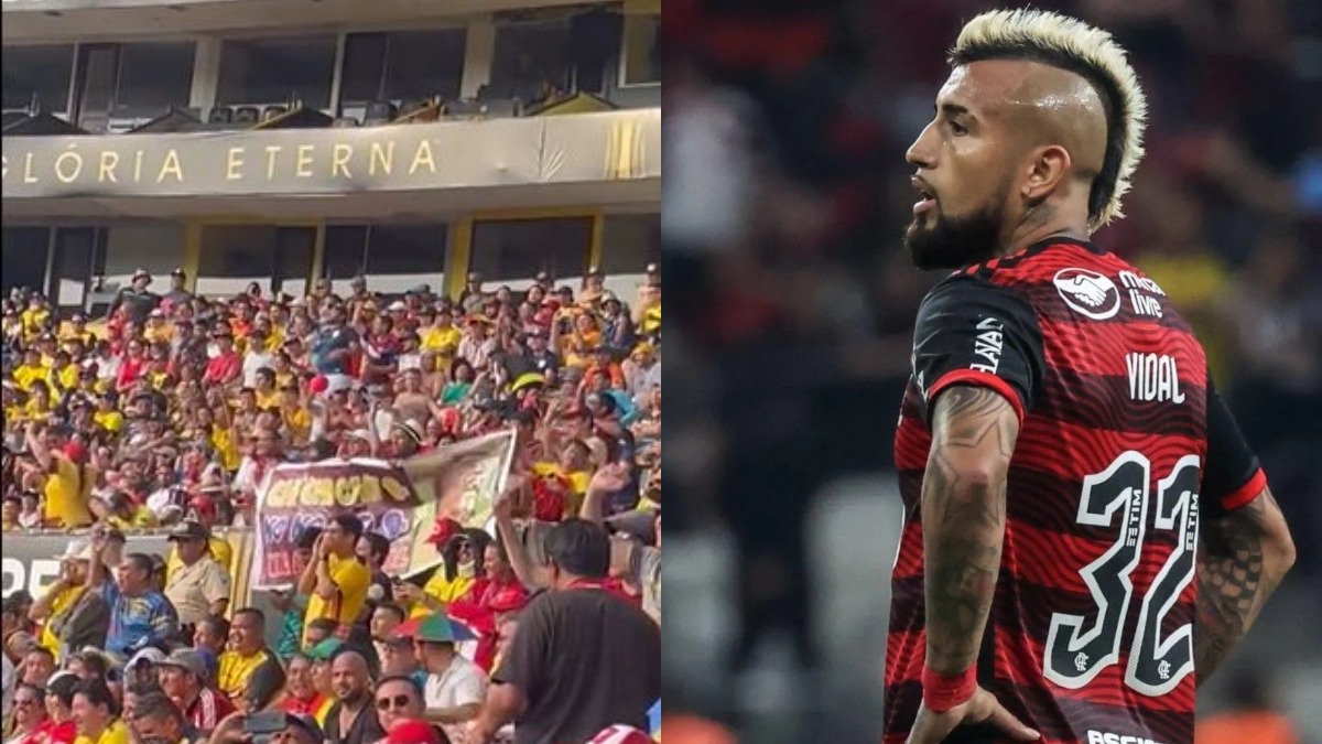 Desde la tribuna: Así se burlaron los ecuatorianos de Arturo Vidal