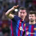 Barcelona vs. Inter: Lewandowski anotó el 2-2 y despierta al coloso azulgrana