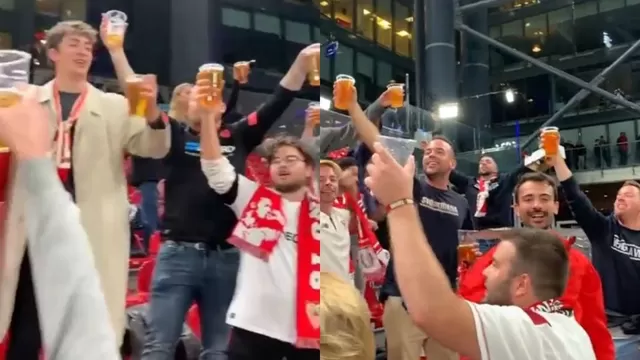 Mira qué ocurrió en el estadio del FC Copenhague. | Video: Twitter