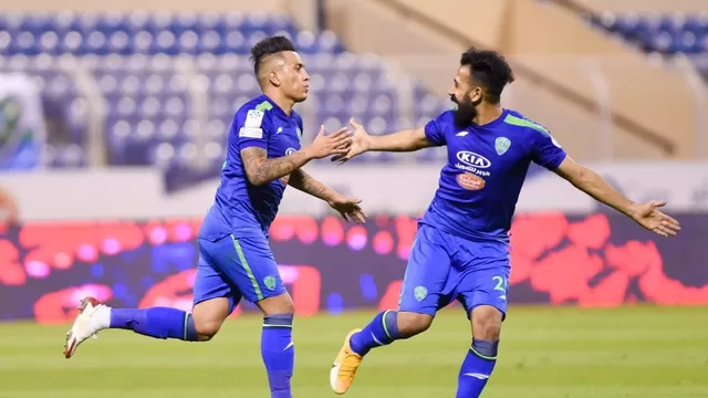 Christian Cueva brindó una magnífica asistencia en goleada 3-0 del Al-Fateh