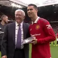 Cristiano Ronaldo recibió reconocimiento de Alex Ferguson por sus 700 goles a nivel clubes