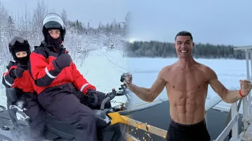 Cristiano Ronaldo vive el espíritu de la Navidad con su familia